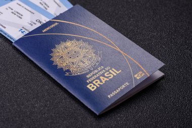 Seyahat, uçmak ve iş yapmak için Brezilya pasaportu. Brezilya belgesi, sınırı geçmek için kimlik