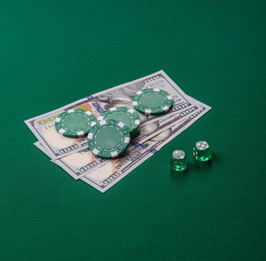 Kumarhanede kumar oynarız. Fişler, bahisler ve riskler vardır. Tasarımınız için bir arkaplan olarak tüm özelliklere sahip barbut oyunu