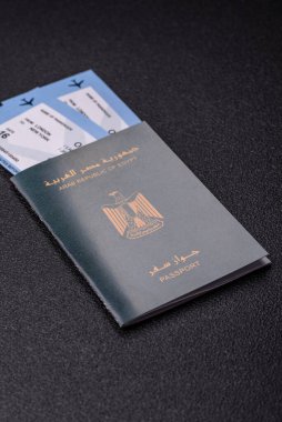 Seyahat etmek, uçmak ve iş yapmak için Mısır pasaportu. Mısır belgesi, sınırı geçmek için kimlik