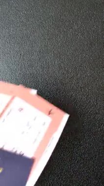 Hindistan pasaportu ve seyahat, uçma ve iş yapma biletleri. Hindistan belgesi, sınırı geçmek için kimlik