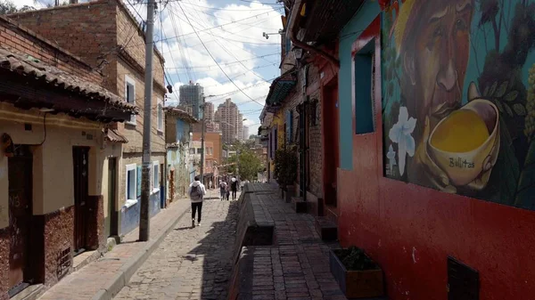 Sudamérica Colombia Bogotá Agosto 2022 Candelaria Antiguo Distrito Colonial Español —  Fotos de Stock