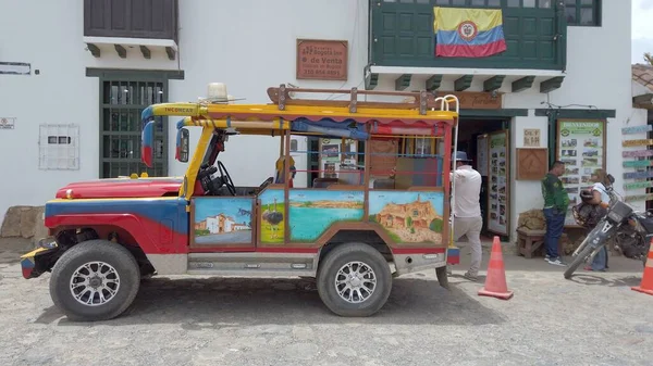South America Colombia Bogota August 2022 Travel Jeep Safari Tour — 图库照片