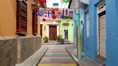 Kolombiya, Cartagena de Indias 2022 - Eski İspanyol sömürgesi Unesco Heritage kasabası Cartagena, Güney Amerika turistik merkezi.  