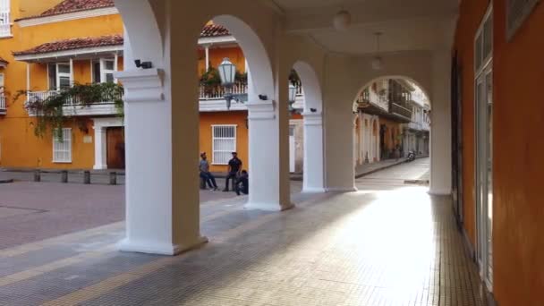 Colombia 2022 Cartagena Indias Patrimonio Humanidad Unesco Vista Aérea Del — Vídeo de stock