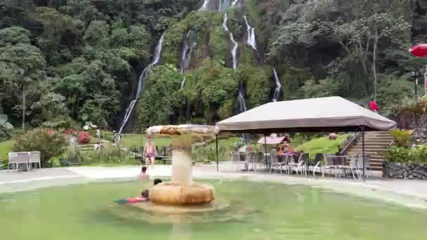 Colombia Salento 2022 Termales Santa Rosa Cabal Spa Thermal Baths — Stock Video