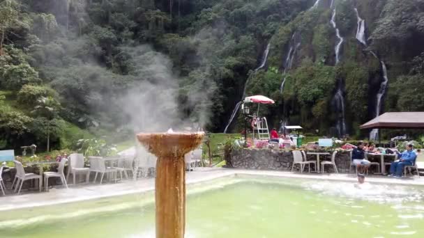 Kolumbie Salento 2022 Termální Koupele Santa Rosa Cabal Jsou Lázeňské — Stock video