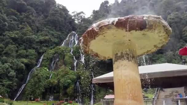Colombia Salento 2022 Termales Santa Rosa Cabal Spa Termal Inmerso — Vídeos de Stock
