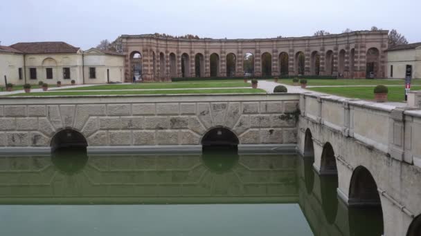 Europa Italien Mantua 2022 Palazzo Ist Eine Renaissance Villa Erbaut — Stockvideo