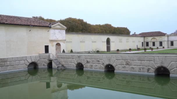 Europa Itália Mantova 2022 Palazzo Uma Vila Renascentista Construída Entre — Vídeo de Stock