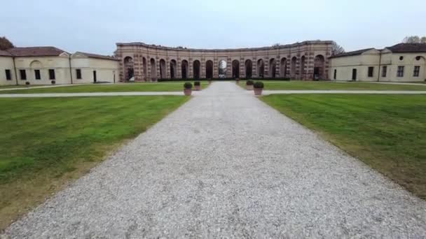 Europa Itália Mantova 2022 Palazzo Uma Vila Renascentista Construída Entre — Vídeo de Stock