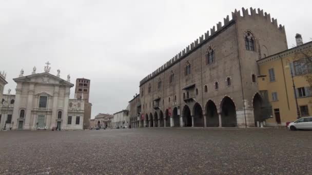 Evropa Itálie Mantova 2022 Vévodský Palác Mantua Známý Také Jako — Stock video
