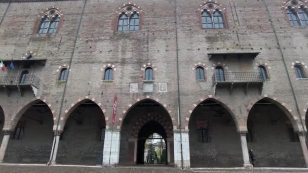 Europe Italy Mantova 2022 Ducal Palace Mantua Also Known Gonzaga — Stock Video