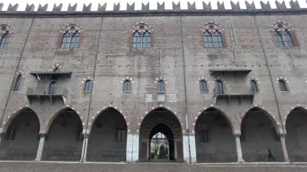 이탈리아 만토바 2022 궁전으로 도알려진 만토바의 궁전은 도시에서 역사적 건물중 — 비디오