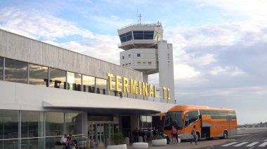 Lanzarote 2023 - International airport Cesar Manrique terminal 1 - Check-in passengers - start a vacation trip in Lanzarote Spain Europe Canary Islands