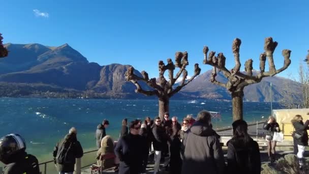 Europe Lombardie Bellagio 2023 Perle Lac Côme Est Village Étonnant — Video