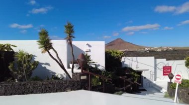 Europe, Spain, Lanzarote, Canary Islands 2023 Cesar Manrique foundation is a Manrique's studio home garden built into an old lava flow in Tahiche Las Palmas - tourist attraction