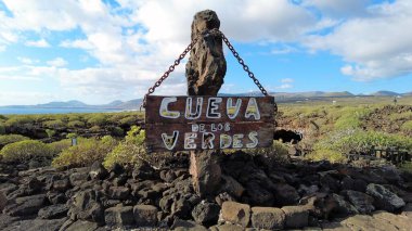 Europe, Spain, Lanzarote, Canary Islands 2023 - Cueva de los Verdes ( Cave of the Greens ) is a lava tube and tourist attraction of the Haria municipality, tourist attraction in biosphere reserve