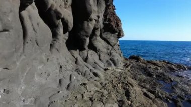 Europe, Spain, Lanzarote, Canary Islands 2023 - Timanfaya national park is a volcanic biosphere reserve tourist attraction - the amazing nature landscape