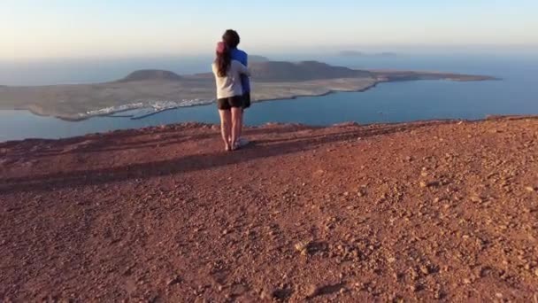 Europe Espagne Lanzarote Îles Canaries 2023 Parc National Timanfaya Est — Video