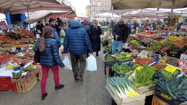 Avrupa Talya Milan 2023 Papiniano Gıda Meyve Sebze Pazarı Talyan — Stok fotoğraf