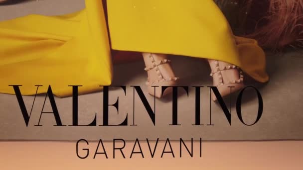 Avrupa Talya Milan Şubat 2023 Milano Kadın Moda Haftası Şehir — Stok video