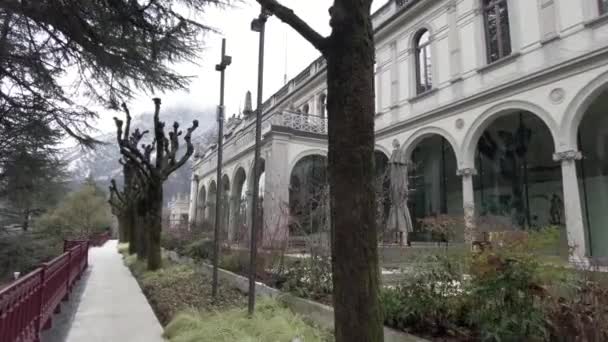 Europa Italien Bergamo 2023 San Pellegrino Thermalbäder Und Thermalbäder Den — Stockvideo