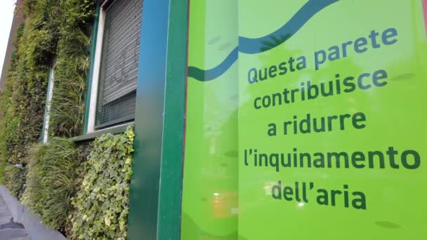 Italie Milan 2023 Bâtiment Avec Jardin Forestier Vertical Sur Les — Video