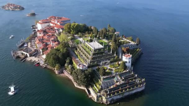 이탈리아 Isola Bella Isola Dei Pescatori Stresa Arona Lake Maggiore — 비디오
