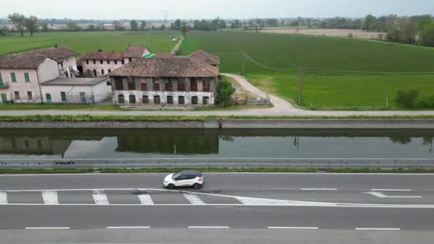 Europa Włochy Mediolan Nadzwyczajna Sytuacja Wodna Susza Lombardii Brak Wody — Wideo stockowe