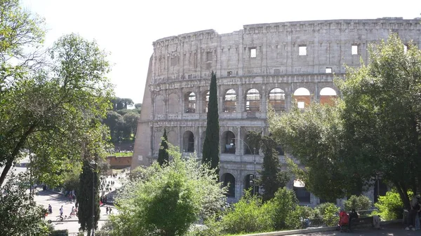Európa Olaszország Róma 2023 Colosseum Egyike Hét Csodák Világ Unesco — Stock Fotó
