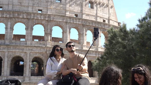 Europa Italia Roma 2023 Coliseo Una Las Siete Maravillas Del — Foto de Stock