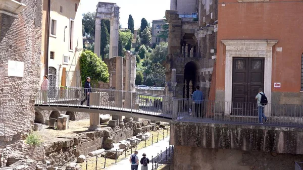 Европа Италия Рим 2023 Театр Марчелло Театр Марчелло Римский Руины — стоковое фото