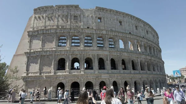 Europa Itália Roma 2023 Coliseu Uma Das Sete Maravilhas Patrimônio — Fotografia de Stock