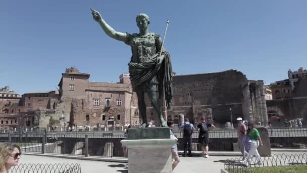 Europe Italie Rome 2023 Fori Imperiali Forums Impériaux Ara Paris — Video