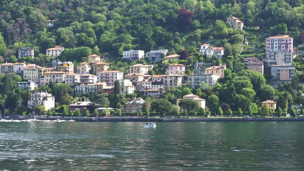 Europa Italië Como 2023 Promenade Van Het Meer Heropent Renovatiewerken — Stockfoto