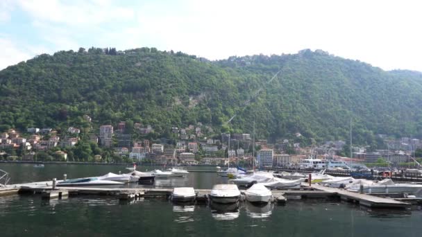 이탈리아 2023 호수가 열리다 호수는 세계에서 관광객들의 침략을 롬바르디아의 자연적 — 비디오