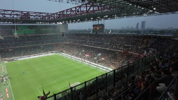 Europa Itália Milão Dezembro Estádio Futebol San Siro Giuseppe Meazza — Fotografia de Stock