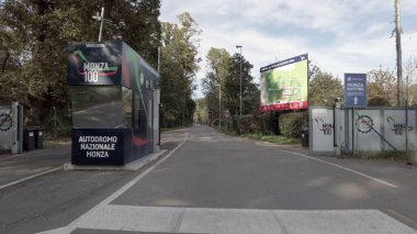 Avrupa, İtalya 10-24-23 The Monza national autodrome, Monza parkı içinde yer alan uluslararası Formula 1 yarış pisti.