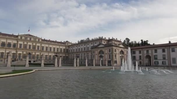 Europa Włochy Villa Reale Monza Brianza Lombardy Neoklasycystyczny Budynek Giuseppe — Wideo stockowe