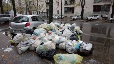 Şehirdeki çöplük, ekoloji konsepti