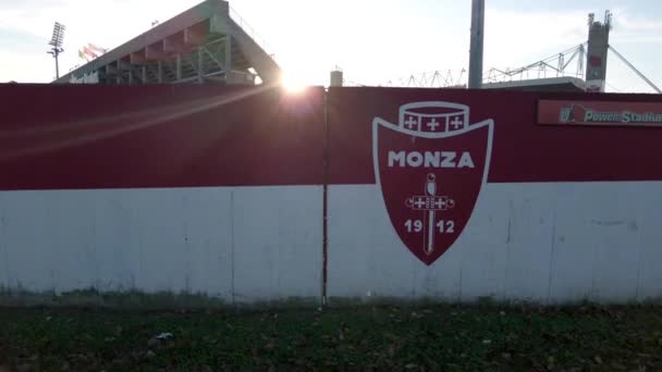Europe Italy Monza 2023 Power Stadium Monza Football Club Brianza — Stock Video