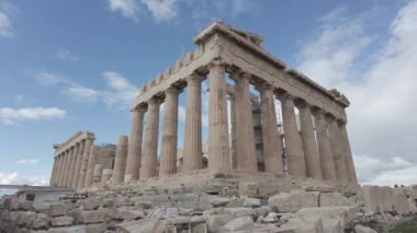 Atina 'da 05.22.2024 Yunanistan' da Akropol, Atina 'da Parthenon, Yunanistan' da ünlü turizm merkezi, Antik Yunanistan 'da tarihi eser