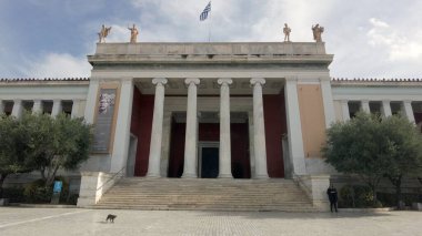 Yunanistan, Atina 05.27.2024 Atina Ulusal Arkeoloji Müzesi Yunan tarihinin en önemli müzelerinden biri.