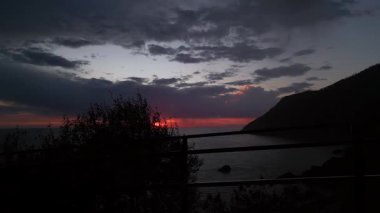 İtalya 'da günbatımı 