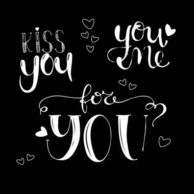 Sevgililer günü yazıtları, tebeşir yazıları, aşk kartları.