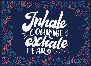 Self care mental heath quote in hand drawn lettering. Unique inspirational text slogan for print, poster, coaching. Vector illustration.