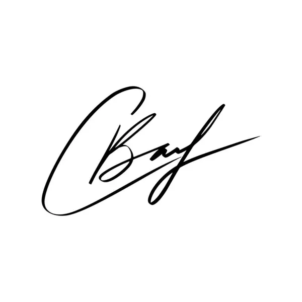 Handschrift Autogrammset Persönliche Fiktive Kalligrafie Signatur Scrawl Imaginären Namen Für — Stockvektor