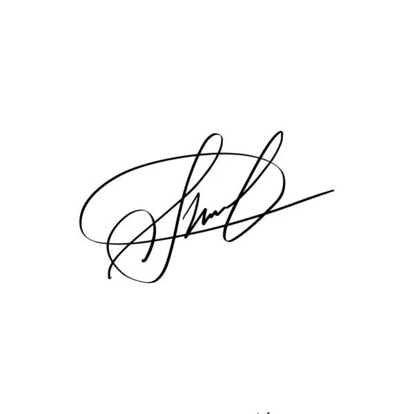 Χειρόγραφο Autograph Set Προσωπική Πλασματική Καλλιγραφία Υπογραφής Σύρετε Φανταστικό Όνομα Διανυσματικά Γραφικά