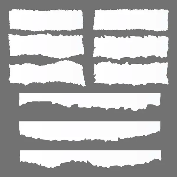 Ορθογώνια Σχήματα Ακμών Πλαίσια Αποκομμένη Συλλογή Κομματιών Χαρτιού Απομονωμένο Σύνορο Εικονογράφηση Αρχείου