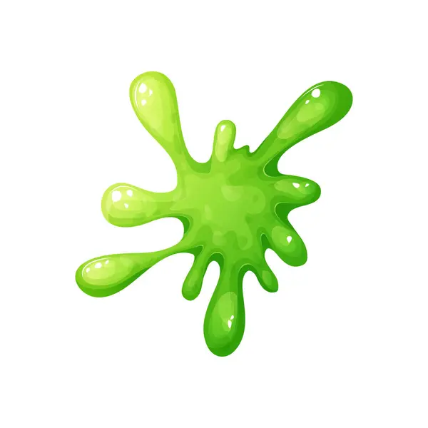 Dripping Slime Splash Cartoon Element Colorful Spot Ink Shape Jelly Stock Vector